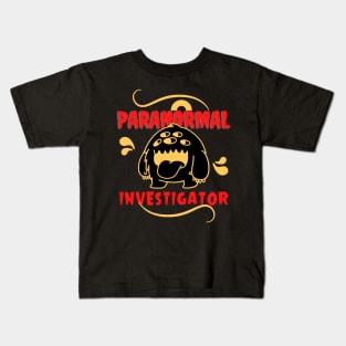 Paranormal Investigator Apparel Kids T-Shirt